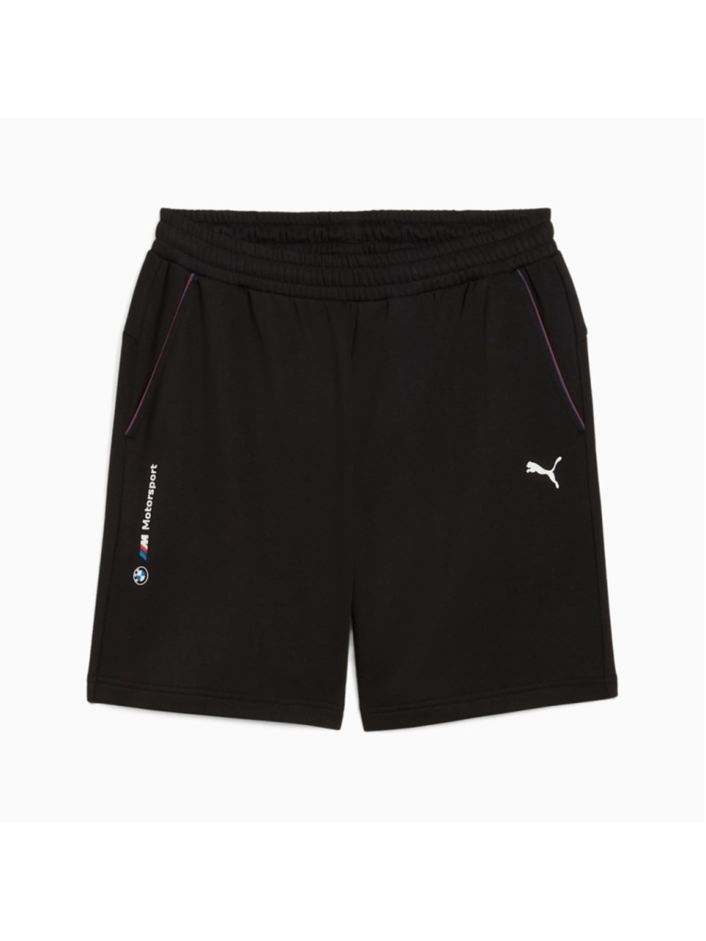 Puma BMW Motorsport ESS 7” Fleece Shorts Mens Size Large Black 633286-01 NWT